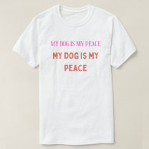 Meu Cachorro É Minha Paz – Tipografia Minimalista