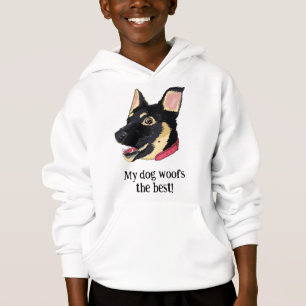 Camiseta Meu Cachorro Late Melhor   Pastor Alemão Engraçado