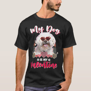 Camiseta Meu Cachorro Maltês é Meu Namorados Raglan Basebal
