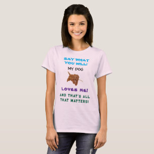 Camiseta Meu Cachorro Me Ama