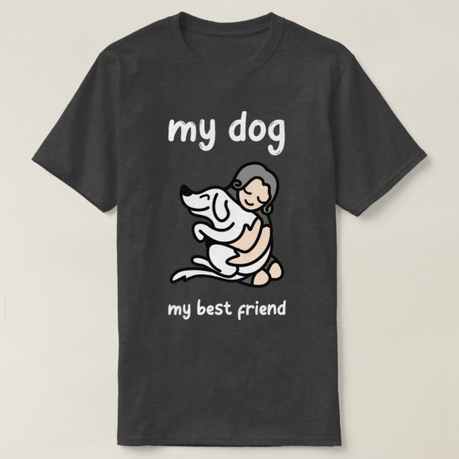 Camiseta Meu Cachorro Meu Melhor Amigo (Frente do Design)