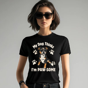 Camiseta Meu Cachorro pensa que eu sou pássaro