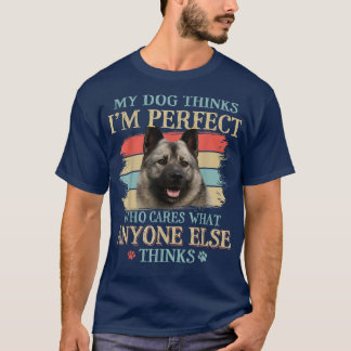 Camiseta Meu Cachorro pensa que sou perfeito cão de galgos 