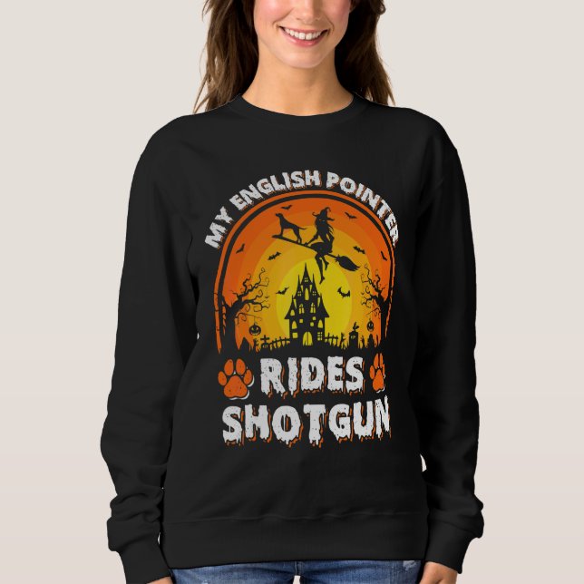 Camiseta Meu Cachorro Pointer Inglês Andou de Caçamba com B (Frente)