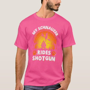 Camiseta Meu Cachorro Schnauzer Ride Witgun Halloween