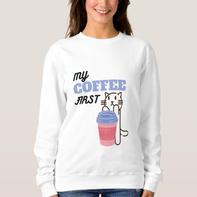 Camiseta Meu Café Primeiro (Frente)