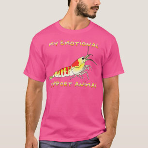 Camiseta Meu Camarão de Calceo Animal de Apoio Emocional