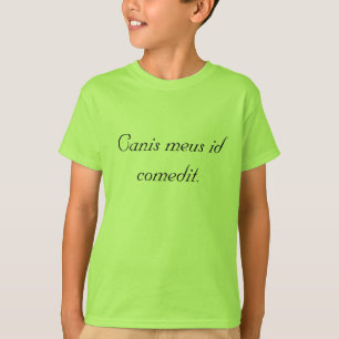Camiseta Meu cão comeu-o!
