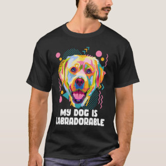 Camiseta Meu Cão É Labradorable Labrador Retriever Humor L