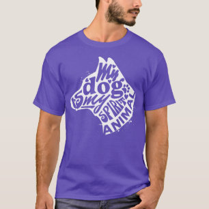Camiseta Meu Cão é o meu Espírito Animal Pet Lovers