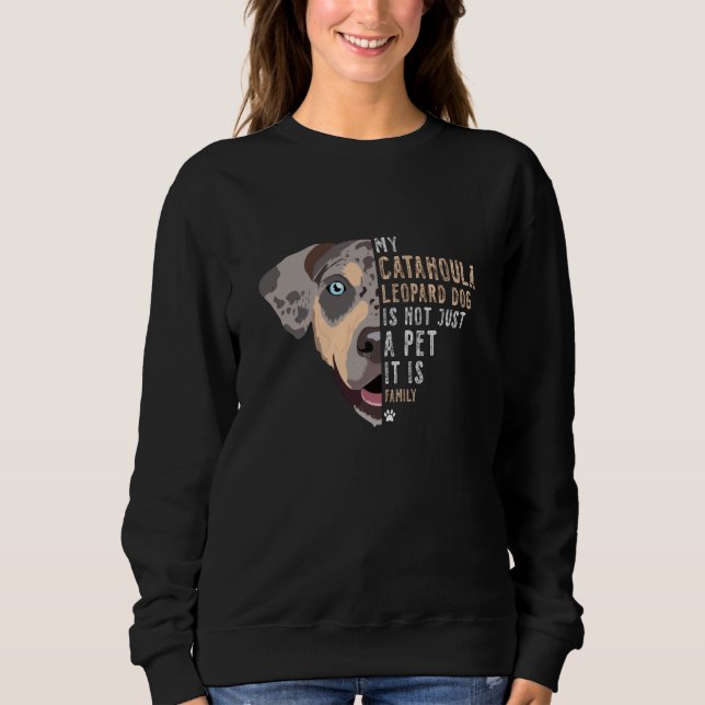 Camiseta Meu Cão-Leopardo Catahoula é da Família (Frente)