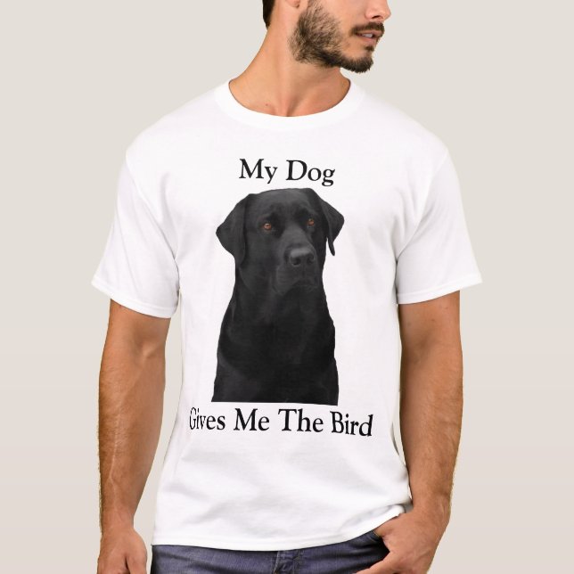 Camiseta Meu Cão Me Dá O Pássaro (Frente)