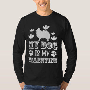 Camiseta Meu Cão Pomerano É Meu Namorados Engraçado Pomeran