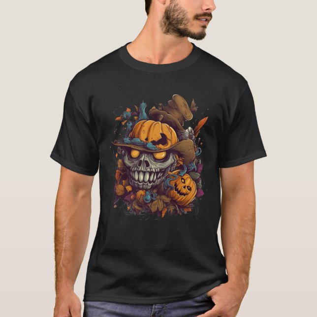 Camiseta Meu Cara do Chapéu de Esqueleto (Frente)