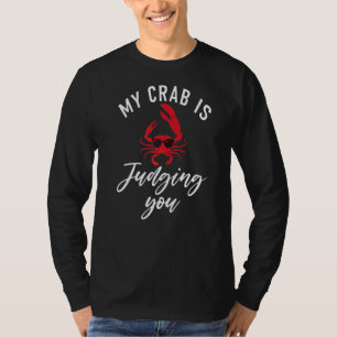 Camiseta Meu Caranguejo Está Jugando Seu Proprietário De Ca