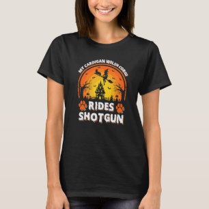 Camiseta Meu Cardigan Welsh Corgi Dog Ride Witgun Hal
