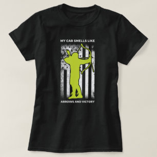 Camiseta Meu Carro Cheira Como Setas   Archery Mãe