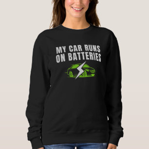 Camiseta Meu Carro Funciona Com Baterias Dirija Carros Elét