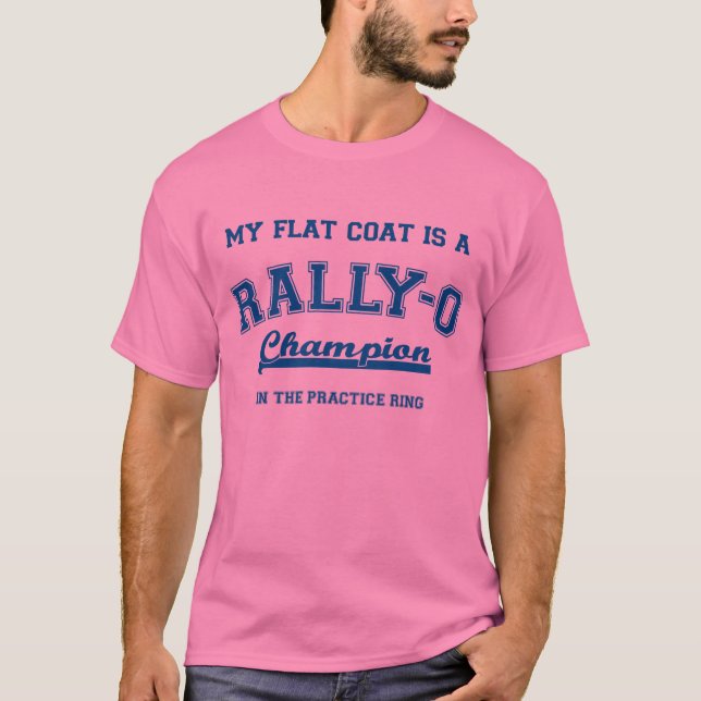 Camiseta Meu casaco liso um campeão da Reunião-o no ri da (Frente)