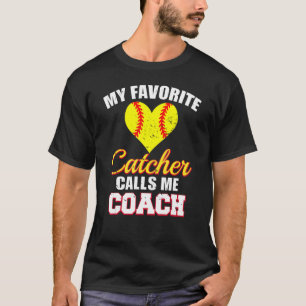 Camiseta Meu Catcher Favorito Me Chama De Treinador Catcher