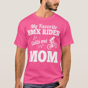 Camiseta Meu Cavaleiro Bmx Favorito Me Chama Mãe Para Mãe