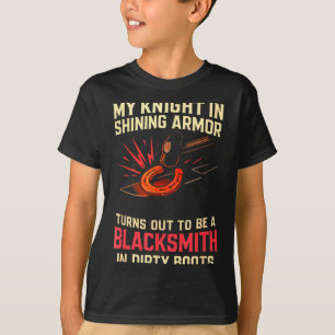 Camiseta Meu Cavaleiro De Brincadeira Brilhante Esposa Ferr