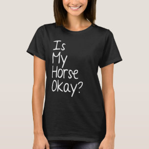 Camiseta Meu Cavalo Está Bem Gráfico Amante De Cavalo Eques