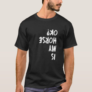 Camiseta Meu cavalo está bem Gráfico Amante de cavalos Eque
