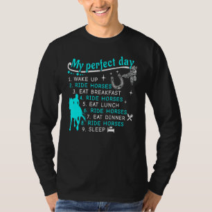 Camiseta Meu Cavalo Justo Dia Perfeito Andando