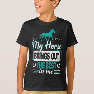 Camiseta Meu Cavalo Sai Do Melhor De Mim - Equestrianos F