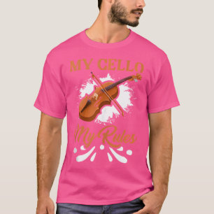 Camiseta Meu Cello Meu Regimento Jogador Cellist Musicia