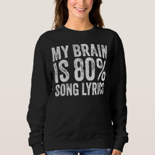 Camiseta Meu Cérebro É 80 Música Letras Música Música Vinta
