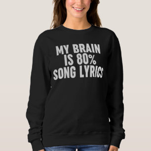 Camiseta Meu Cérebro É 80 Música Música Música Música Músic