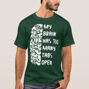 Camiseta Meu Cérebro Tem Demasiadas Guias Abertas