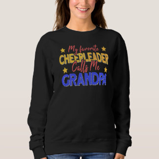 Camiseta Meu Cheerleader Favorito Me Chama Avô Cheerlead