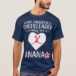 Camiseta Meu Cheerleader favorito me chama de avó Nana