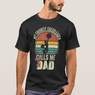 Camiseta Meu Cheerleader Favorito Me Chama De Pai