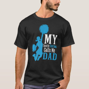 Camiseta Meu Cheerleader Favorito Me Chama De Pai