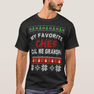 Camiseta Meu Chef Favorito Me Chame De Avô, Melhor Costume 