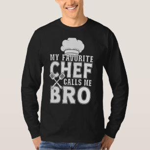 Camiseta Meu chefe favorito me chama de Cozinhar