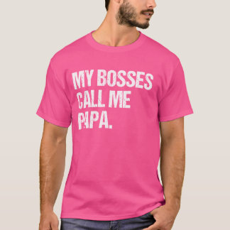 Camiseta Meu chefe me chama de Piadas Engraçadas dizendo ci