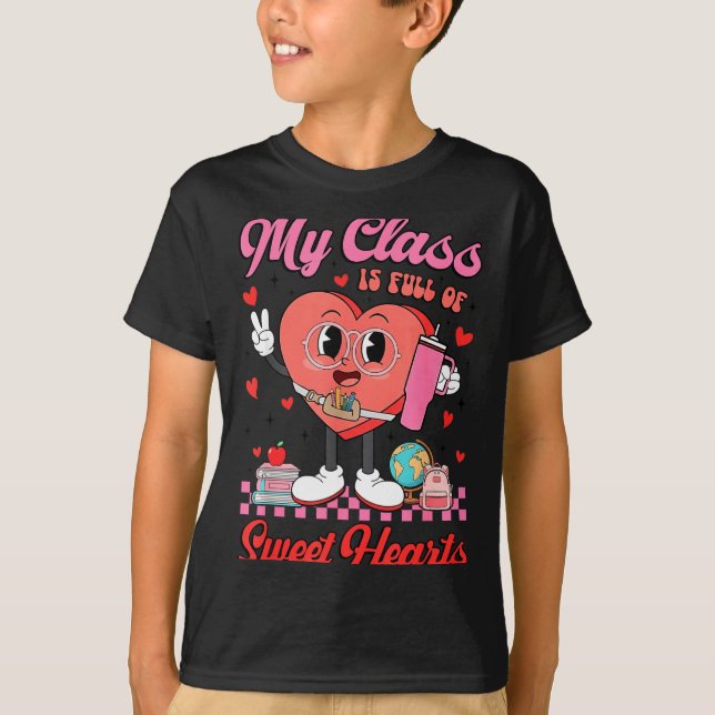 Camiseta Meu Cl Está Cheio De Queridos Professores Dia Dos  (Frente)