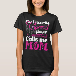 Camiseta Meu Clarinet Favorito Me Chama Mãe Clarinet2