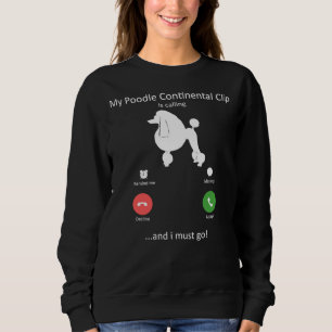 Camiseta Meu Clipe Continental De Poodle Está Ligando E Eu