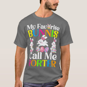 Camiseta Meu Coelhinho Favorito Me Chame De Páscoa Porter