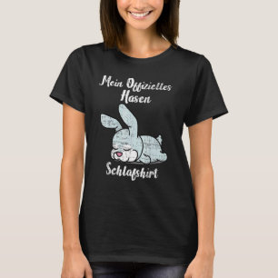 Camiseta Meu Coelho Oficial Dormia Roupa Noturna Pijama