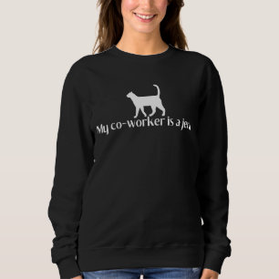 Camiseta Meu Colega De Trabalho É Um Trabalho De Gato Idiot