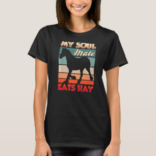 Camiseta Meu Companheiro De Alma Come Hay Riding Cavalo Equ