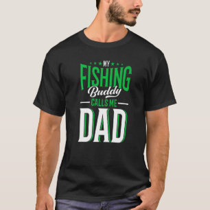 Camiseta Meu Companheiro de Pesca Me Chama de Pai Pescador