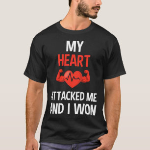 Camiseta Meu Coração Atacou-Me E Eu Ganhei Doença Cardíaca 